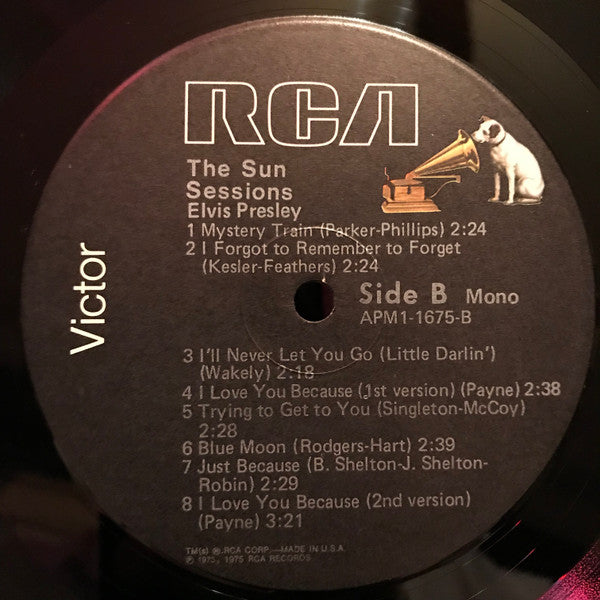 Elvis Presley : The Sun Sessions (LP, Comp, Mono, RE)