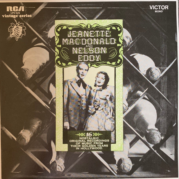 Jeanette MacDonald And Nelson Eddy : 16 Nostalgic Original Recordings Of Music From Their Golden Years In Hollywood (LP, Comp)