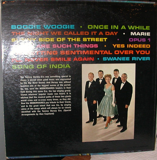 The Modernaires : We Remember Tommy Dorsey Too! (LP, Album, Mono)