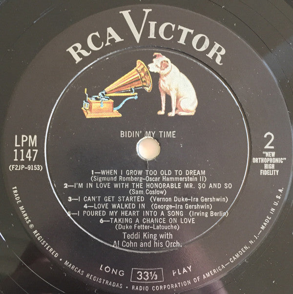 Teddi King With Al Cohn And His Orchestra : Bidin' My Time (LP, Mono)