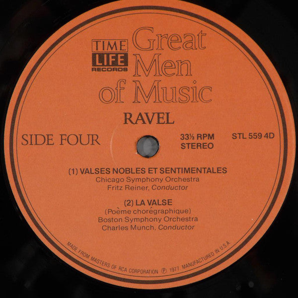 Maurice Ravel : Great Men Of Music (4xLP, Album, Comp + Box)