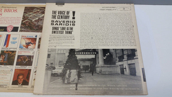 Saverio Saridis : Love Is The Sweetest Thing (LP, Mono)