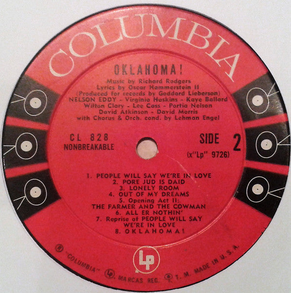 Nelson Eddy : Oklahoma! (LP, Mono)