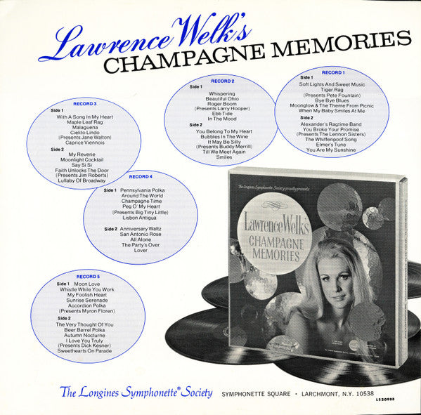 Lawrence Welk : Champagne Memories (5xLP, Comp + Box)