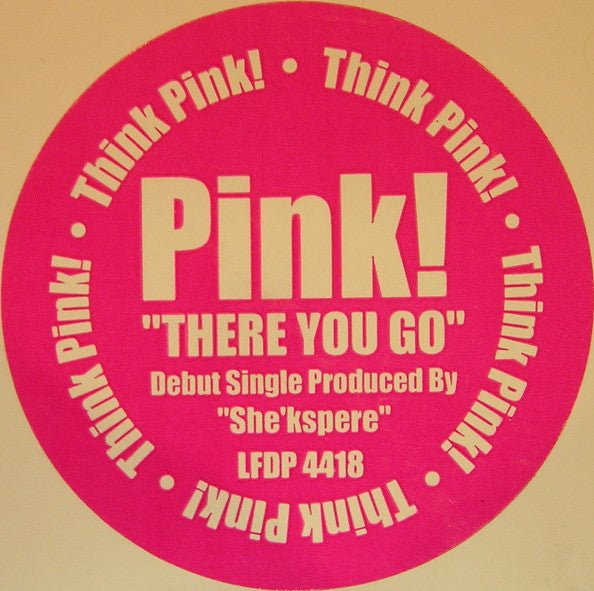 P!NK : There You Go (12", Promo)
