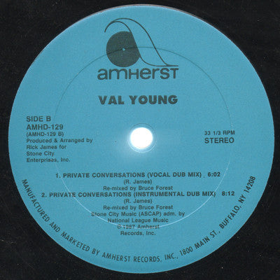 Val Young : Private Conversations (12", Single)