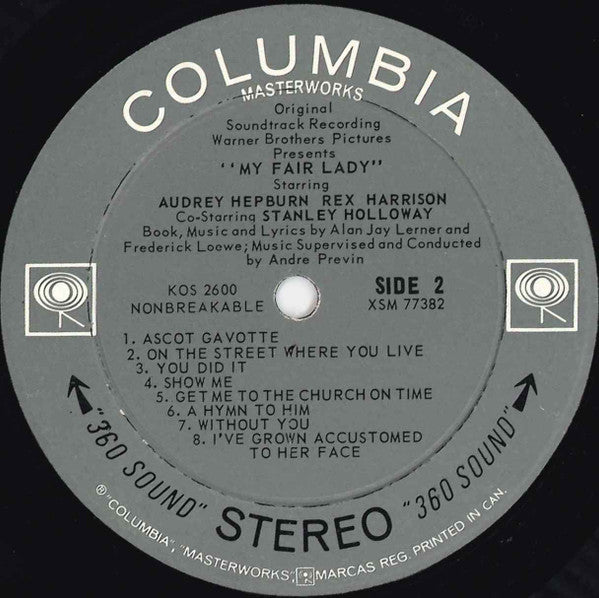 Audrey Hepburn, Rex Harrison : My Fair Lady (The Original Sound Track Recording) (LP, RE, Gat)