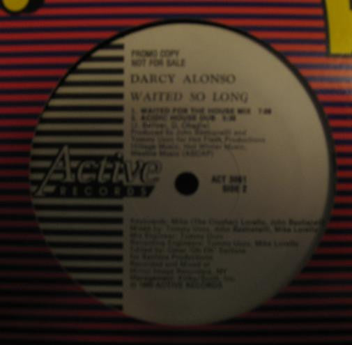 Darcy Alonso : Waited So Long (12", Promo)