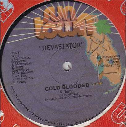 Devastator X : Cold Blooded (12")
