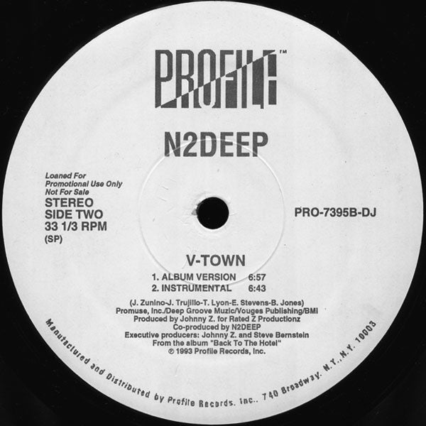 N2DEEP : The Weekend / V-Town (12", Promo)