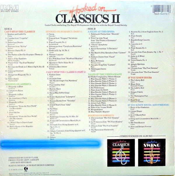Louis Clark Conducting The Royal Philharmonic Orchestra : Hooked On Classics 2 - Can't Stop The Classics (LP)