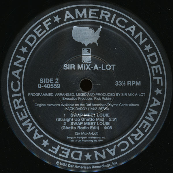 Sir Mix-A-Lot : Swap Meet Louie (12")