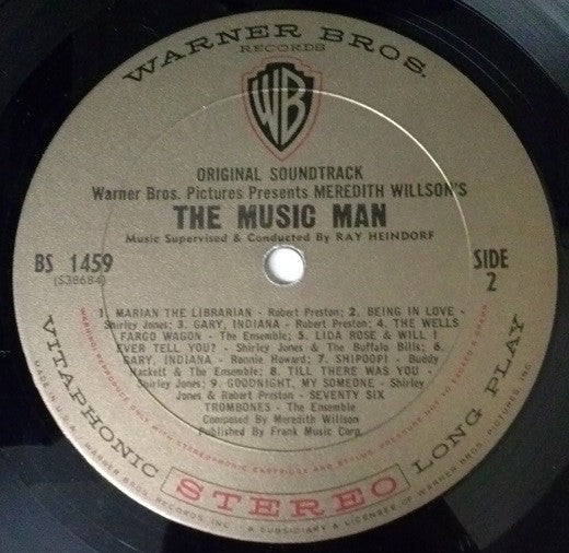 Meredith Willson : The Music Man • Original Soundtrack (LP, Album, Pit)