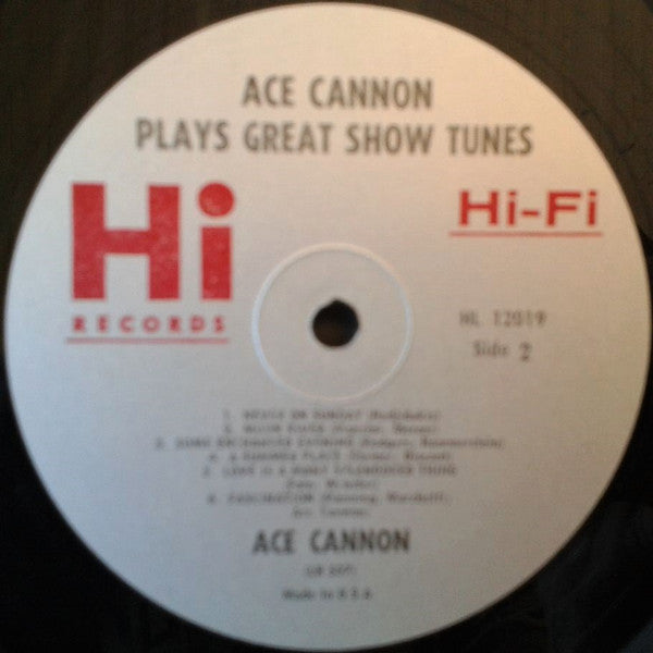 Ace Cannon : Ace Cannon Plays The Great Show Tunes (LP, Mono)