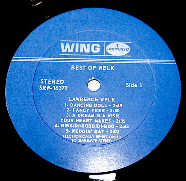 Lawrence Welk : The Best Of Welk (LP, Comp)