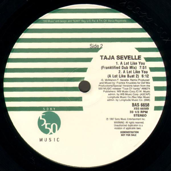 Taja Sevelle : A Lot Like You (12", Promo)