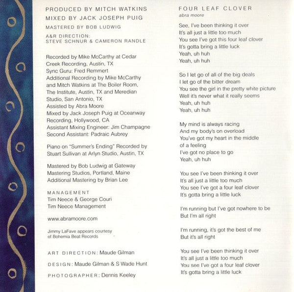 Abra Moore : Strangest Places (CD, Album)