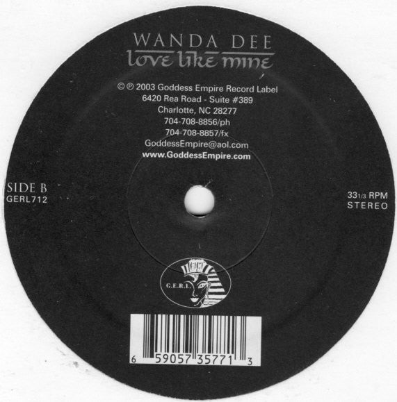 Wanda Dee : Love Like Mine (12")