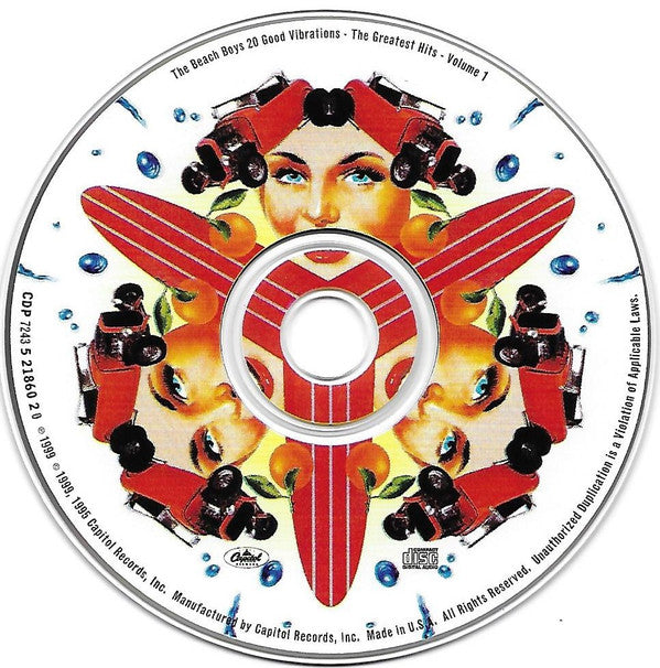 The Beach Boys : The Greatest Hits - Vol. 1: 20 Good Vibrations (CD, Comp, Mono, Club, RM, BMG)