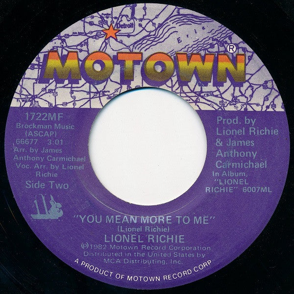 Lionel Richie : Hello (7", Single)