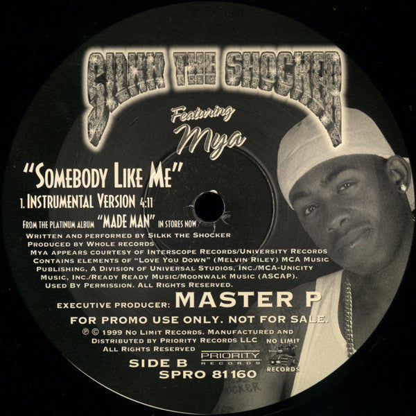 Silkk The Shocker : Somebody Like Me (12", Promo)