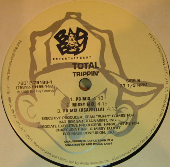 Total : Trippin' (12")