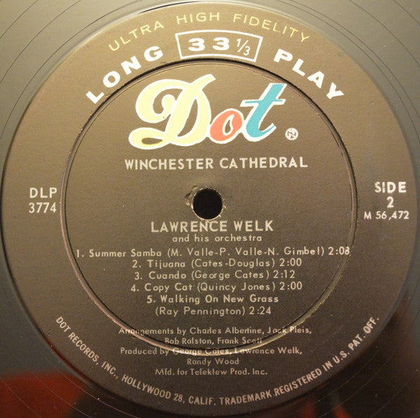 Lawrence Welk : Winchester Cathedral (LP, Mono)