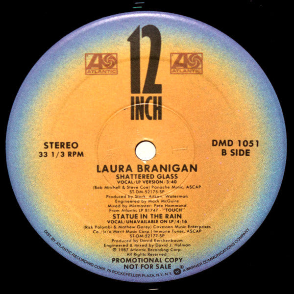 Laura Branigan : Shattered Glass (12", Promo)