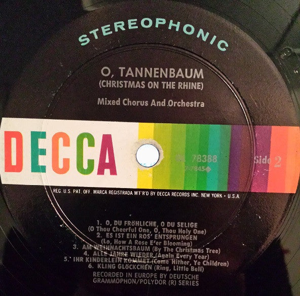 Werner Müller : O Tannenbaum (Christmas On The Rhine) (LP, Album)