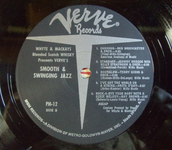 Various : Whyte & Mackays Blended Scotch Whisky Presents Verve's Smooth & Swinging Jazz (LP)