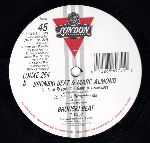 Jimmy Somerville : Greatest Hits EP (12", EP, Comp)