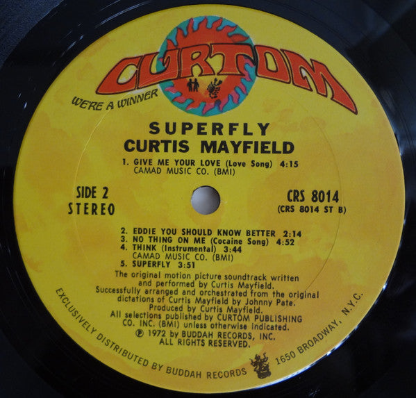 Curtis Mayfield : Super Fly (LP, Album, Die)