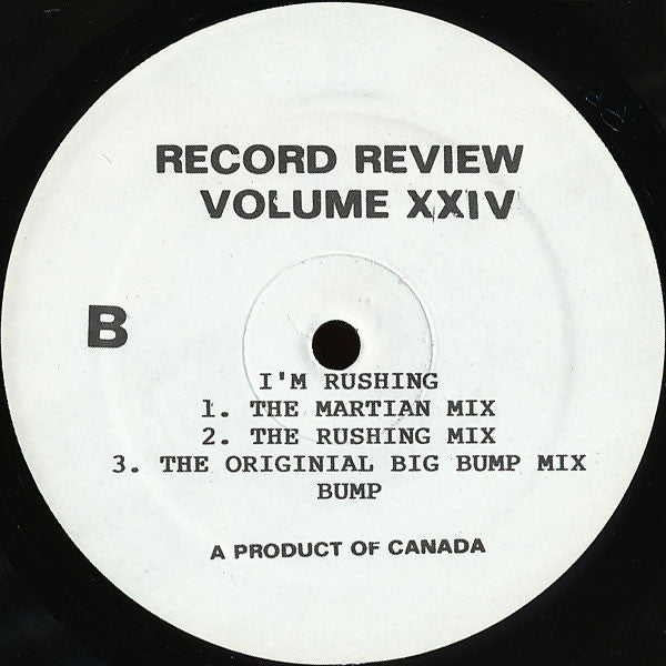 Various : Record Review Volume XXIV (12", M/Print, Unofficial)