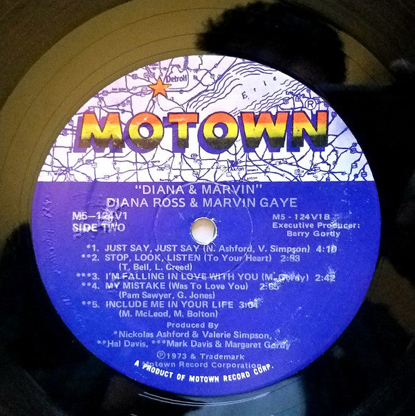 Diana Ross & Marvin Gaye : Diana & Marvin (LP, Album, RE)