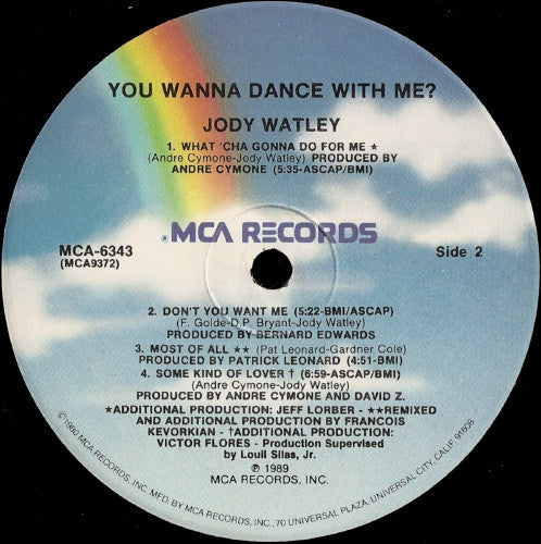 Jody Watley : You Wanna Dance With Me? (LP, Comp, Mixed)