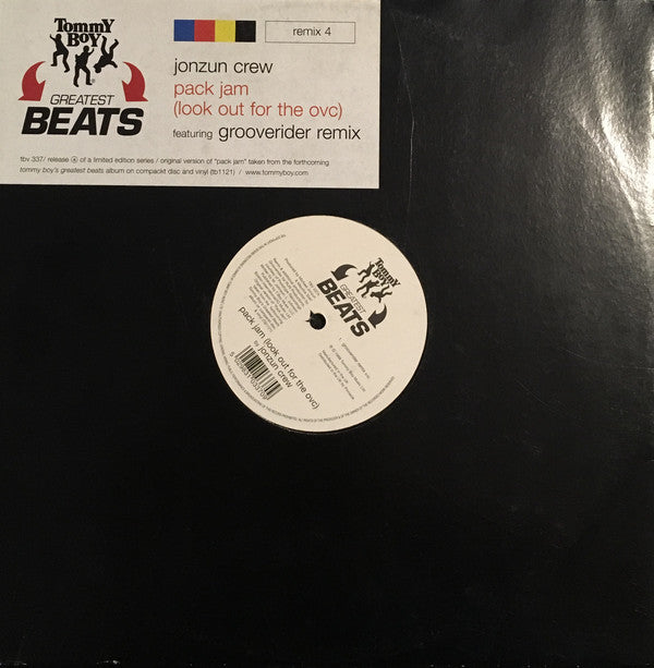 The Jonzun Crew : Pack Jam (Look Out For The Ovc) (12")