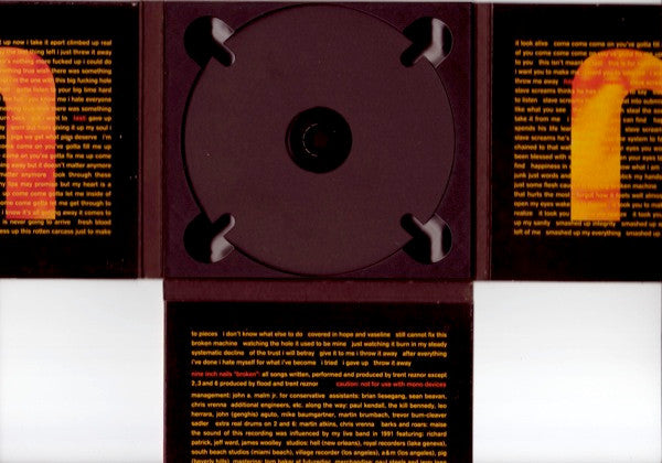 Nine Inch Nails : Broken (CD, EP, Tri)