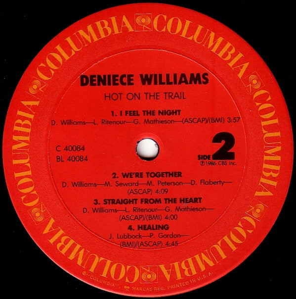 Deniece Williams : Hot On The Trail (LP, Album)