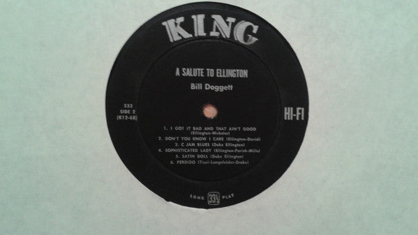 Bill Doggett : A Salute To Ellington (LP)