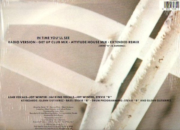 Joy Winter : In Time You'll See (12", Single)