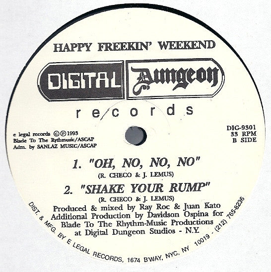 Happy Freakin' Weekend : Think Again (12")