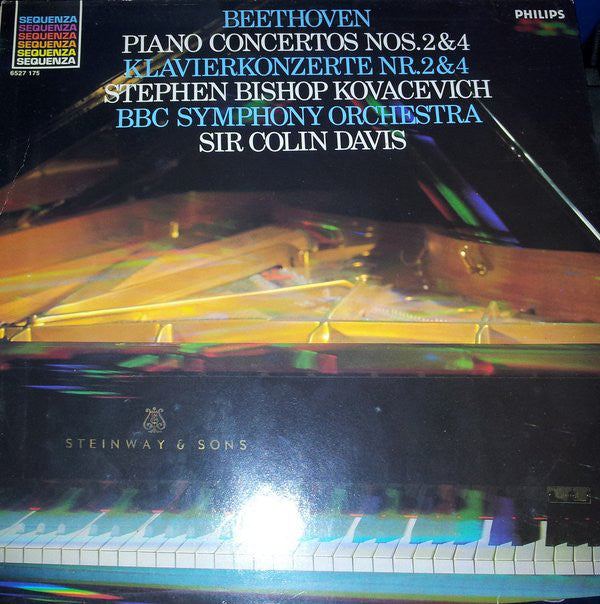Ludwig van Beethoven, Stephen Bishop-Kovacevich, BBC Symphony Orchestra, Sir Colin Davis : Piano Concerto Nos. 2&4 - Klavierkonzert Nr. 2&4 (LP, Album, RE)