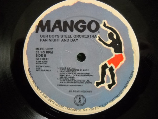 Our Boys Steel Orchestra : Pan Night And Day (LP, Album)