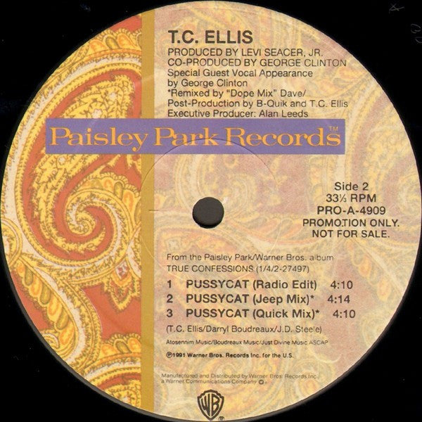 T.C. Ellis : Pussycat (12", Promo)
