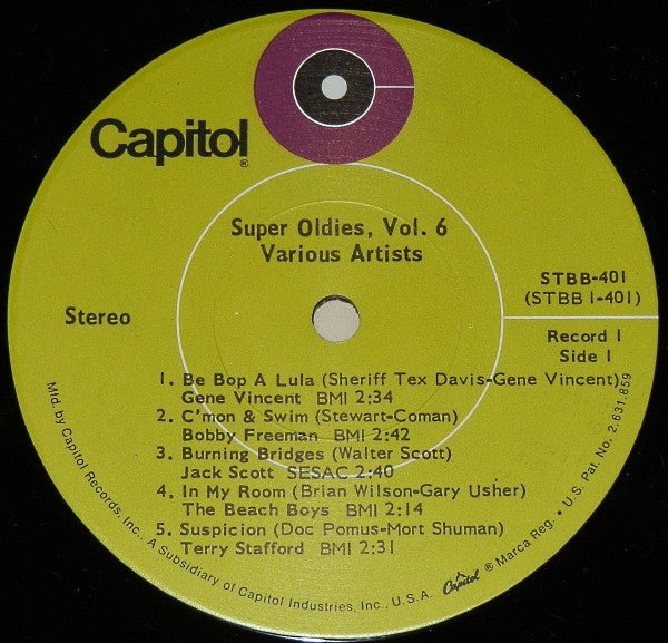 Various : Super Oldies/Vol. 6 (2xLP, Comp)