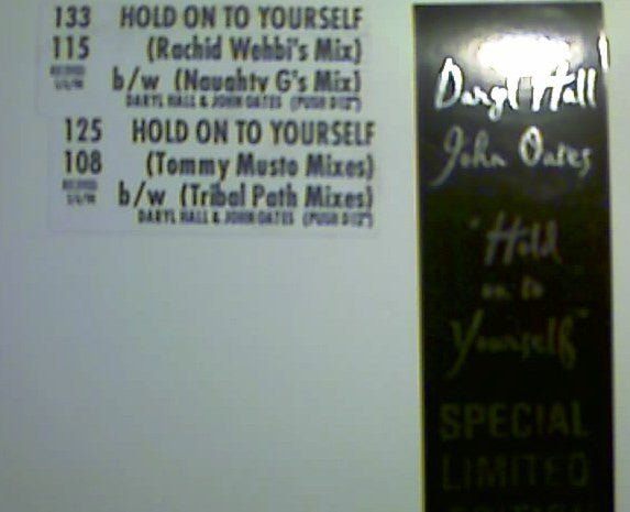 Daryl Hall & John Oates : Hold On To Yourself (2x12", Ltd)