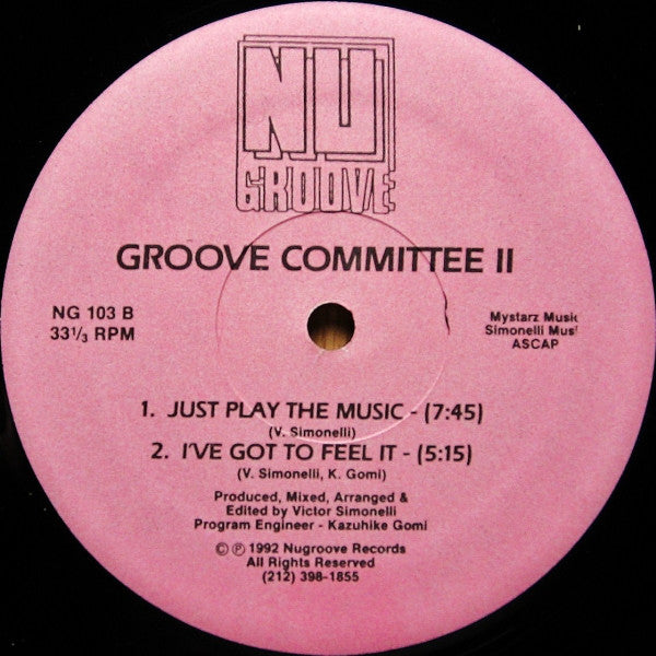 Groove Committee : Dirty Games (12")