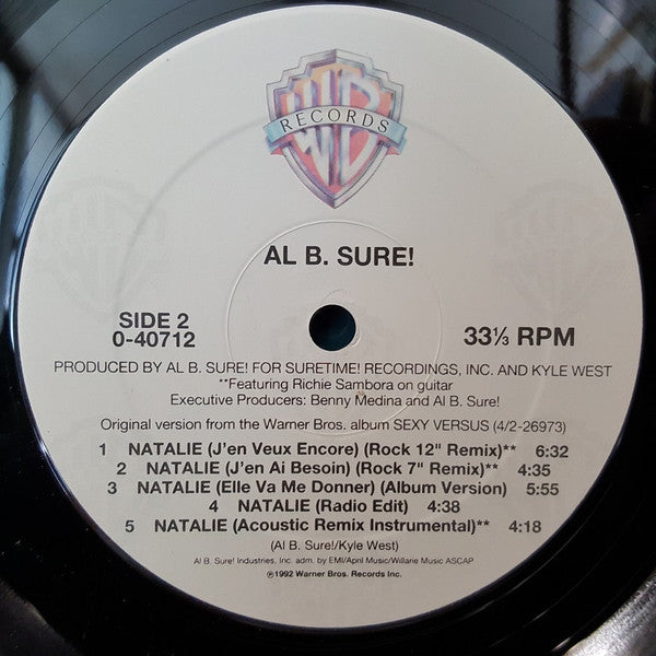 Al B. Sure! : Natalie (12")