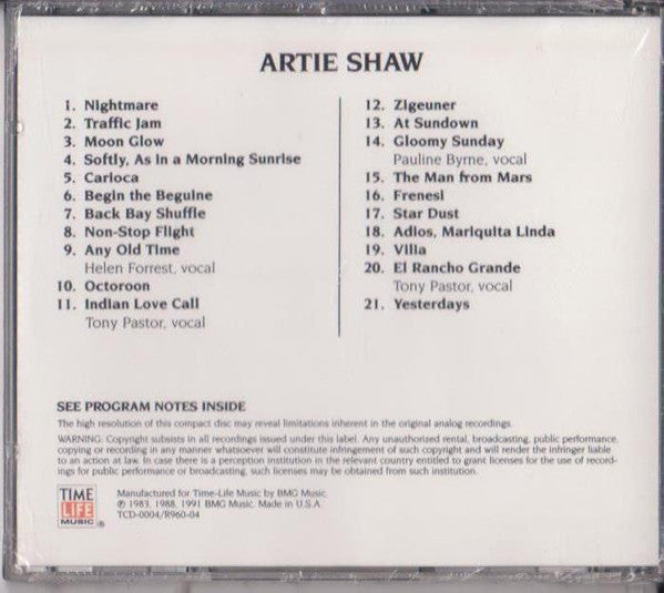 Artie Shaw : Artie Shaw (CD, Comp, RE)