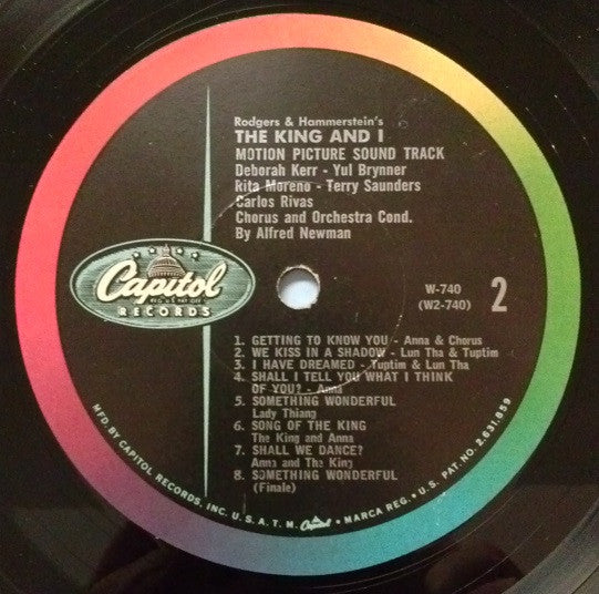 Rodgers & Hammerstein : The King And I (LP, Album, Mono, RE)